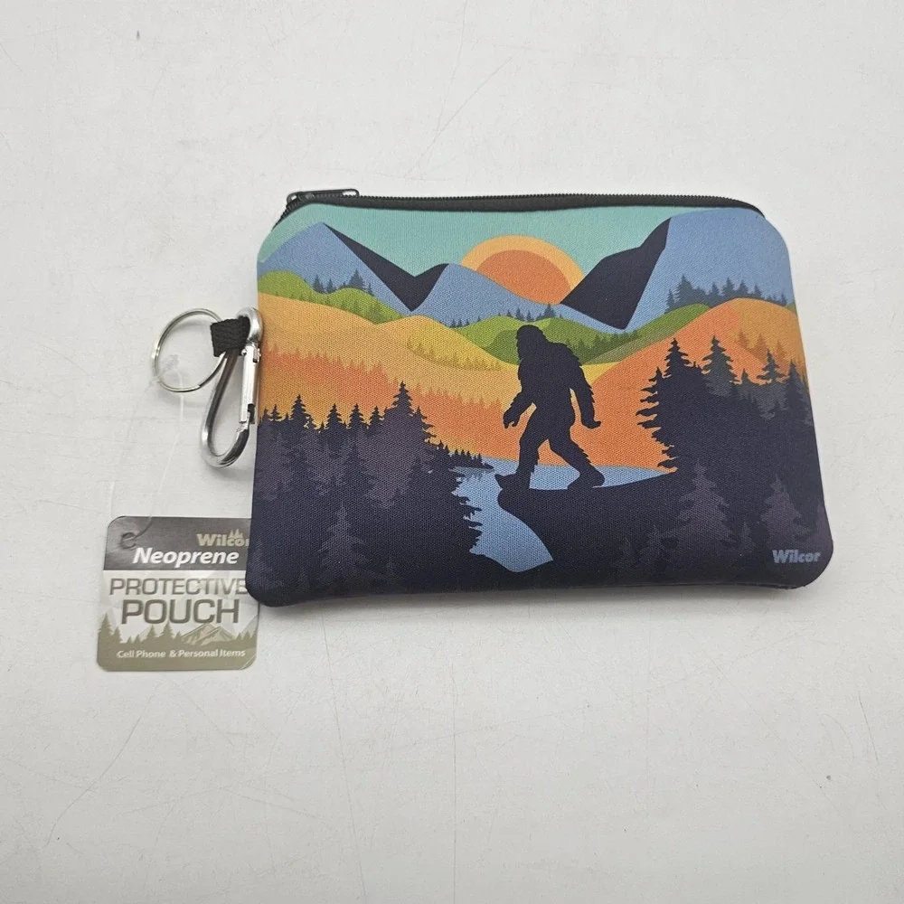 Wilcor Bigfoot Neoprene Protective Pouch Phone Carry Case Clip Travel Multicolor